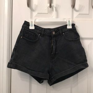 Black denim Kendall & Kylie Size 24 shorts.